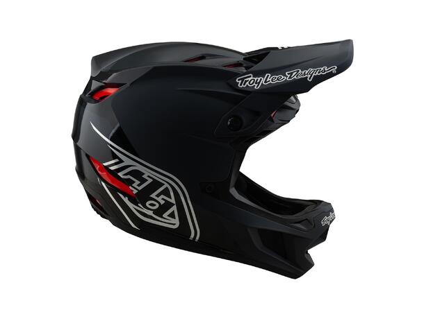 Troy Lee Designs D4 Polyacrylite Helmet Shadow Black