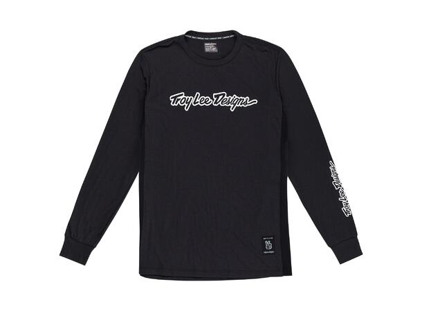 Troy Lee Designs Skyline LS Ride Tee Signature Black