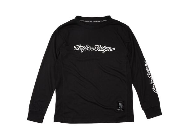 Troy Lee Designs Youth Skyline Ride LS Signature Black