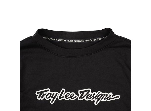 Troy Lee Designs Youth Skyline Ride LS Signature Black