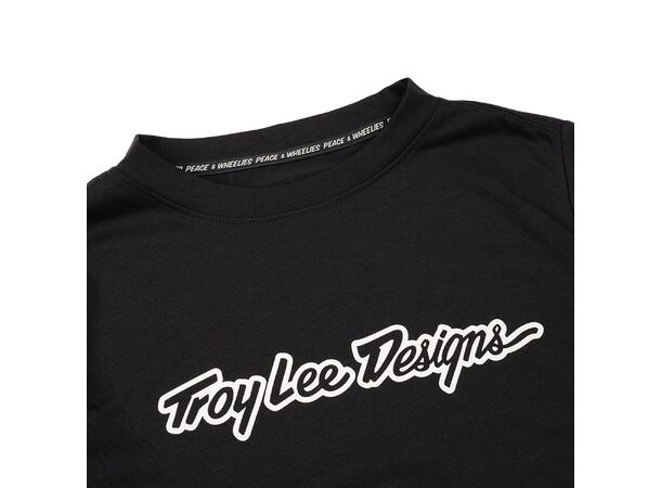 Troy Lee Designs Youth Skyline Ride LS Signature Black