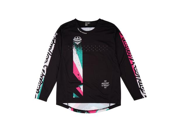 Troy Lee Designs Youth Sprint Jersey Full Pull Black