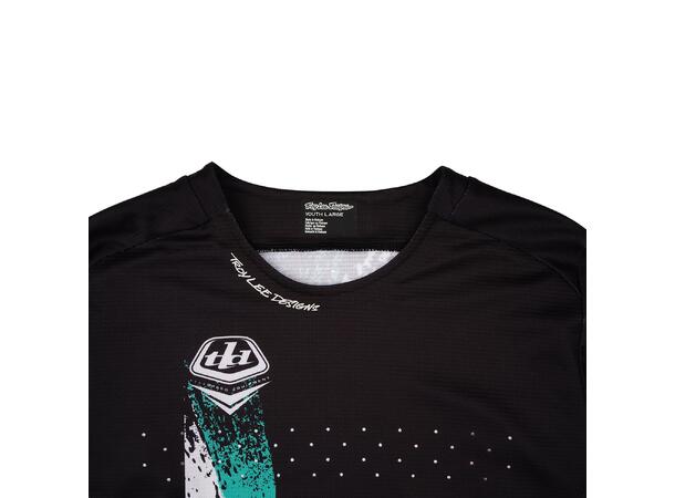 Troy Lee Designs Youth Sprint Jersey Full Pull Black