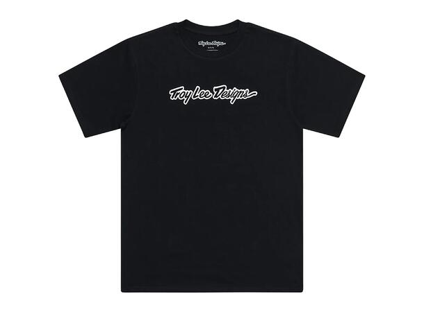 Troy Lee Designs Signature Tee Black Signature Black