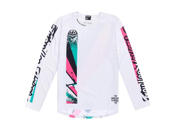 Troy Lee Designs Sprint Jersey Full Pull Chalk