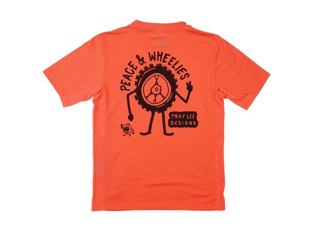 Troy Lee Designs Youth Skyline Ride SS P&W Melon