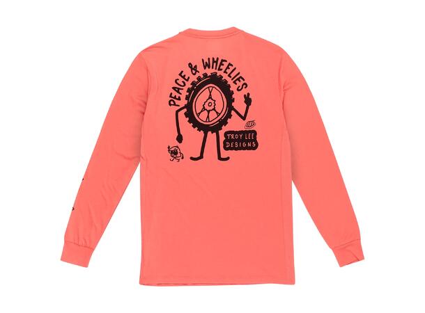 Troy Lee Designs Skyline LS Ride Tee Peace & Wheelies Melon