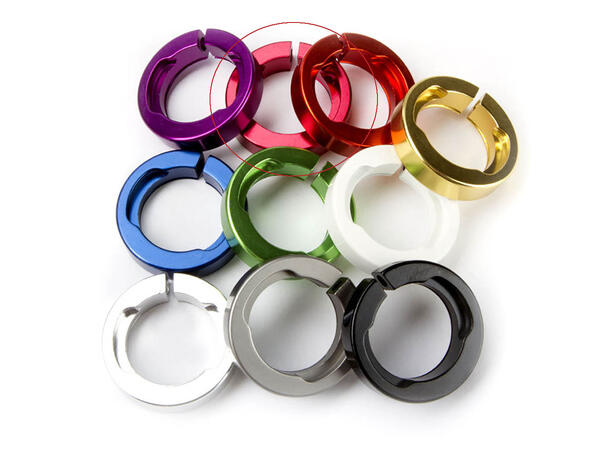 Odi Lock Jaw Clamps w/ Snap Caps, Red